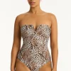 Discount Sea Level Vee Bandeau Swimsuit Congo