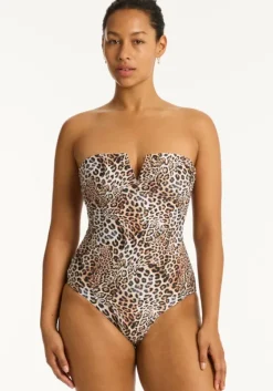 Discount Sea Level Vee Bandeau Swimsuit Congo
