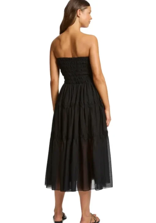 Clearance JETS Swimwear Convertible Maxi Dress Black