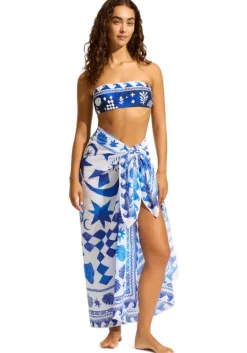 Hot Seafolly Sarong Corfu Azure