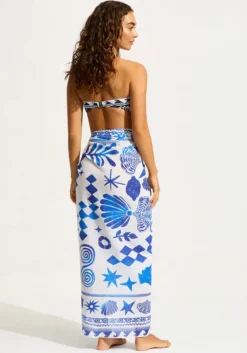 Hot Seafolly Sarong Corfu Azure