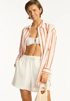 Clearance Sea Level Corfu Beach Shirt