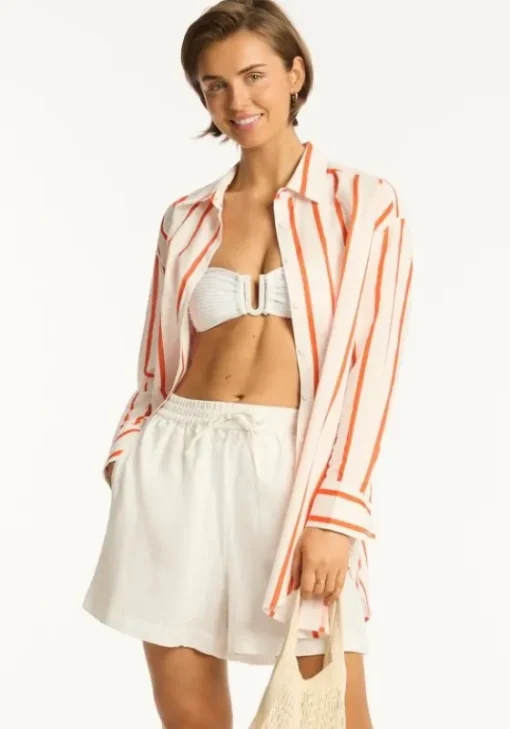 Clearance Sea Level Corfu Beach Shirt