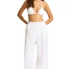 Discount Seafolly Crinkle Beach Pant White