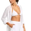 New Seafolly Crinkle Shorts White