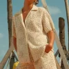 Best Pitusa Crochet Beach Shirt Ecru