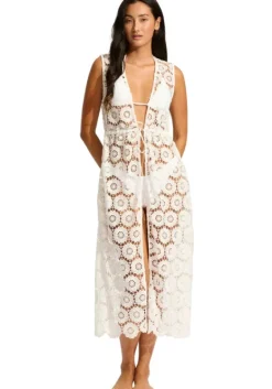 New Seafolly Crochet Maxi Cover Up