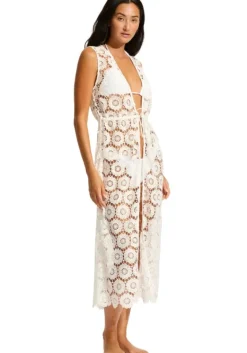 New Seafolly Crochet Maxi Cover Up