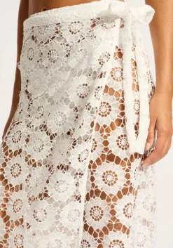 Outlet Seafolly Crochet Maxi Wrap Skirt