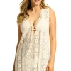 Fashion Seafolly Crochet Mini Dress Cream Crochet