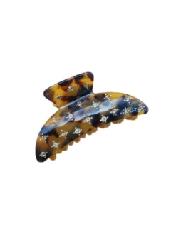 Discount Parkside Crystal Dot Hair Claw Tortoise Shell