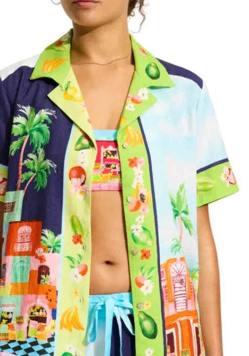 Clearance Seafolly Beach Shirt Cuba