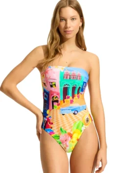 Fashion Seafolly Cuba DD Bandeau Swimsuit