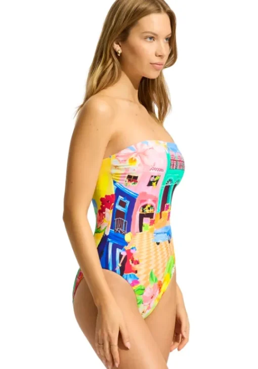 Fashion Seafolly Cuba DD Bandeau Swimsuit