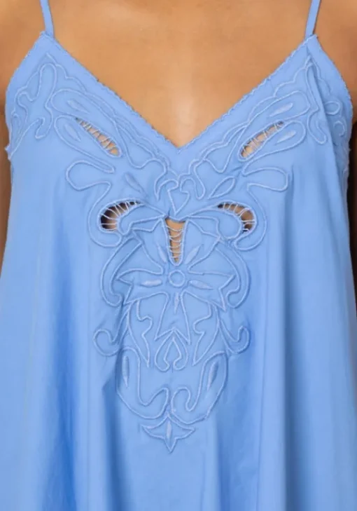 New Juliet Dunn Cut Out Maxi Dress Periwinkle