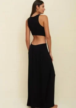 Outlet Pitusa Cutout Twist Dress Black