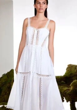 New Charo Ruiz Dafelle Long Dress White