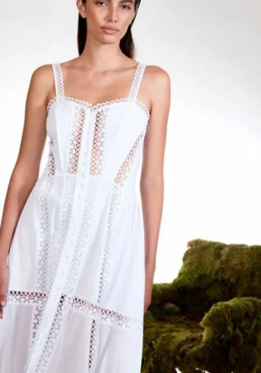 New Charo Ruiz Dafelle Long Dress White