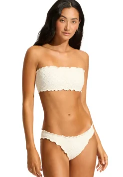 Best Seafolly Daydreamer Bandeau Bikini Vanilla