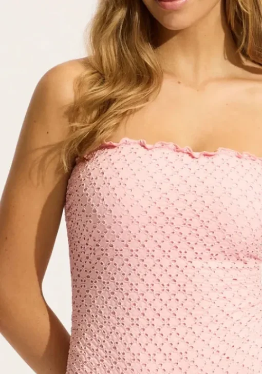 Best Seafolly Daydreamer DD Bandeau Swimsuit Pink