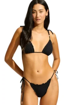 Fashion Seafolly Daydreamer Triangle Bikini Black