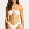 Clearance Seafolly Daydreamer Underwire Halter Bikini Vanilla