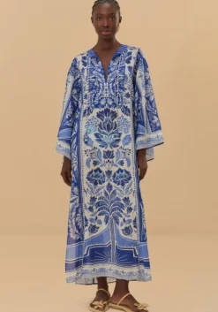 Clearance Farm Rio Delicate Tapestry Long Kaftan