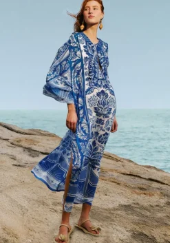 Clearance Farm Rio Delicate Tapestry Long Kaftan
