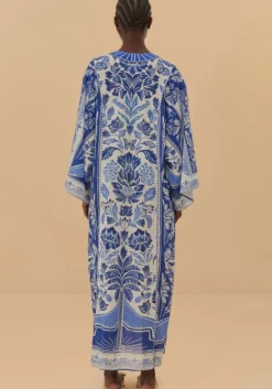 Clearance Farm Rio Delicate Tapestry Long Kaftan