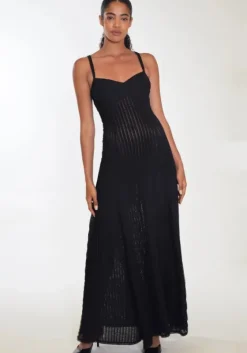 Outlet Charo Ruiz Devi Maxi Dress Black