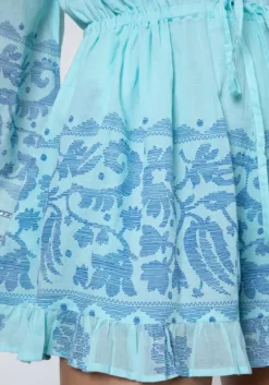 Sale Juliet Dunn Dhaka Print Playsuit Blue