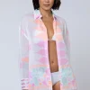Sale Juliet Dunn Dhaka Print Shirt Multi Dhaka Print Multi