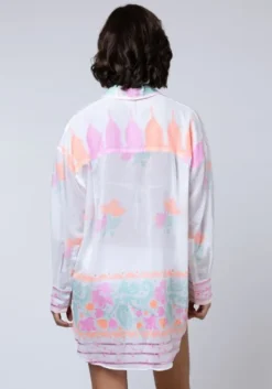 Sale Juliet Dunn Dhaka Print Shirt Multi Dhaka Print Multi