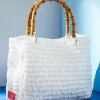 New Chica Diamante Bag White