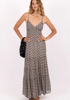 New Sundress Ditta Dress Black and White