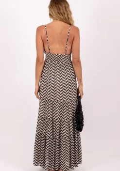New Sundress Ditta Dress Black and White