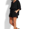 Online Seafolly Double Cloth Shorts Black