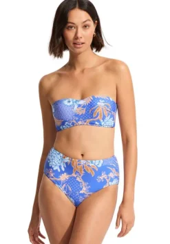 Discount Seafolly Eden Bandeau High Waist Bikini