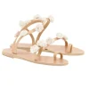 Clearance Ancient Greek Sandals Eleftheria Sandals Beige