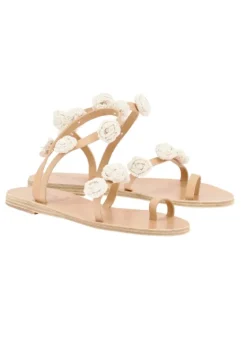 Clearance Ancient Greek Sandals Eleftheria Sandals Beige