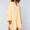 Hot Juliet Dunn Embroidered Kaftan Melon