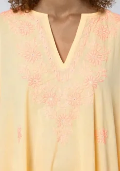 Hot Juliet Dunn Embroidered Kaftan Melon