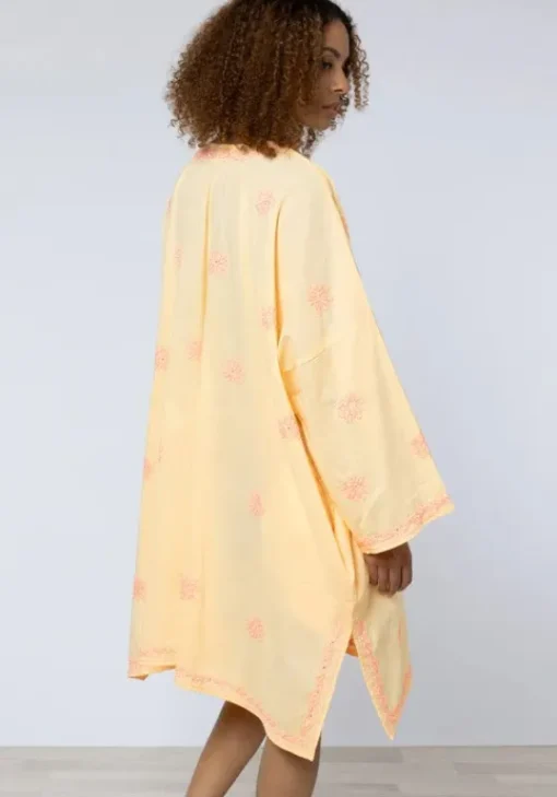 Hot Juliet Dunn Embroidered Kaftan Melon