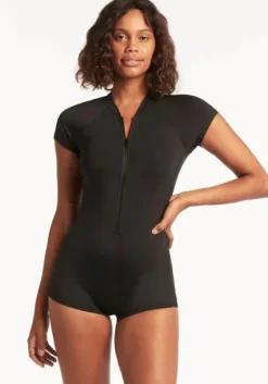 Online Sea Level Essentials Short Sleeve Surfsuit