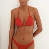 Discount Vix Swimwear Eyelet Naya Triangle Bikini Ruby