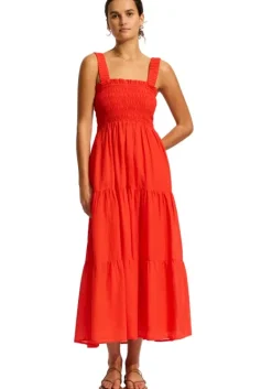 Best Seafolly Faithful Midi Dress Flame