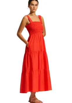 Best Seafolly Faithful Midi Dress Flame
