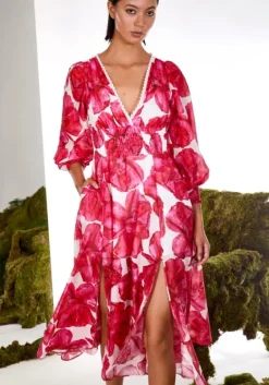 New Charo Ruiz Fata Long Dress White Blossom WhiteBlossom