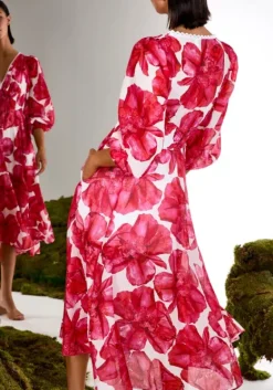 New Charo Ruiz Fata Long Dress White Blossom WhiteBlossom