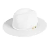 Fashion Melissa Odabash Fedora Hat White/White
